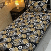 4 Pieces Crystal Cotton Single Pair Bedsheet  SB 558